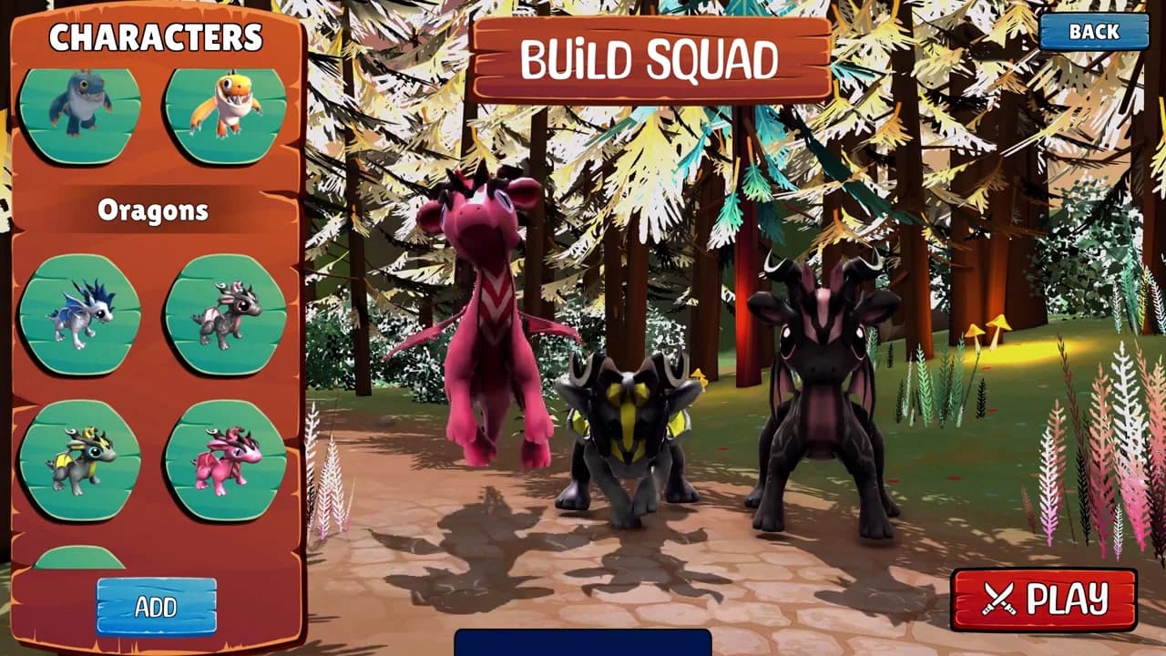 Elysium combat, creatures engaged on a battle arena with ability UI on screen