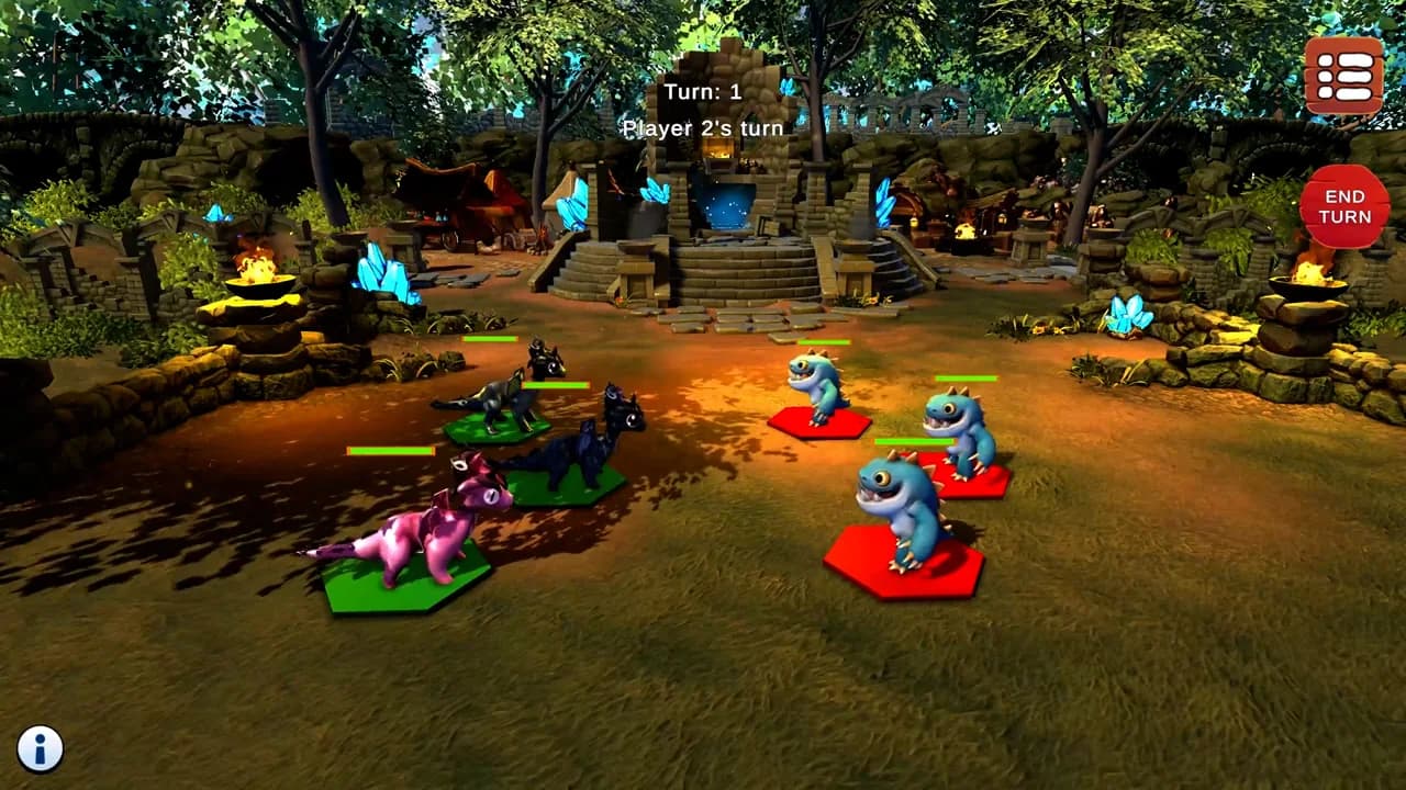 Elysium environment, battle arena environment view